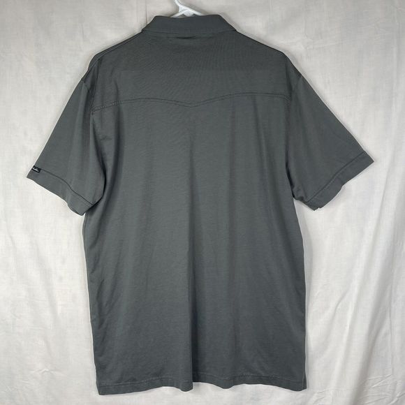 Travis‎ Mathew Mens Sz XL Golf Polo Shirt Gray Faux Pockets Short Sleeve Matthew - Picture 2 of 13